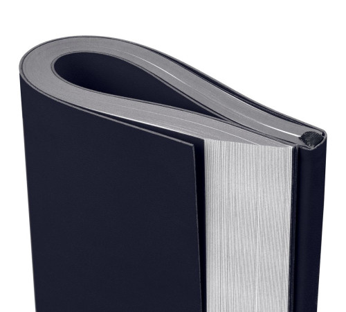 Ежедневник Flat, недатированный, иссиня-черный