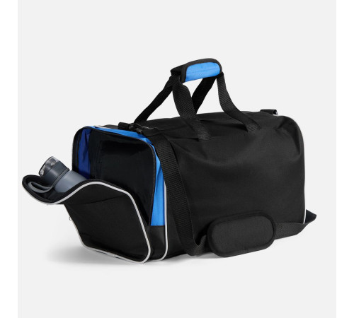 Спортивная сумка Fitnext, черная с синим