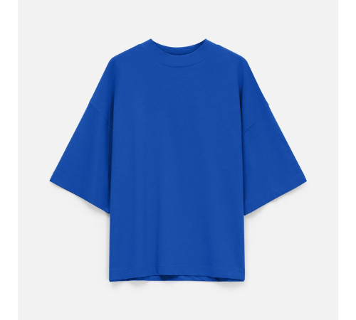 Футболка оверсайз унисекс T9, синяя