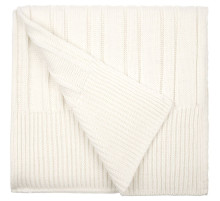 Шарф Knit Beat, белый (молочный)