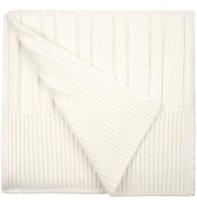 Шарф Knit Beat, белый (молочный)