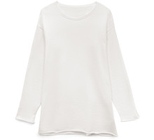 Лонгслив унисекс Siluetti Fuori, молочно-белый