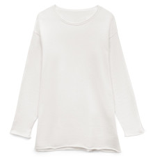 Лонгслив унисекс Siluetti Fuori, молочно-белый