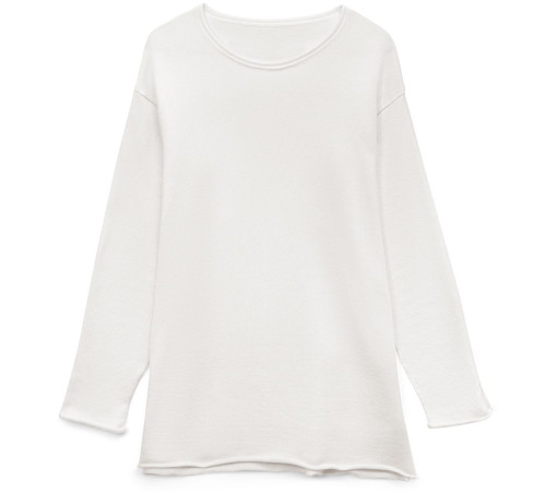 Лонгслив унисекс Siluetti Fuori, молочно-белый