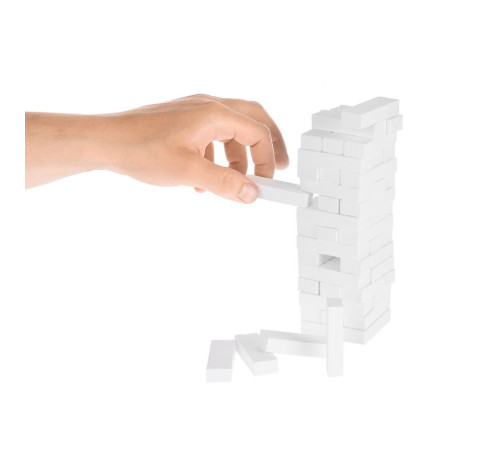 Игра «Деревянная башня Tickler», белая