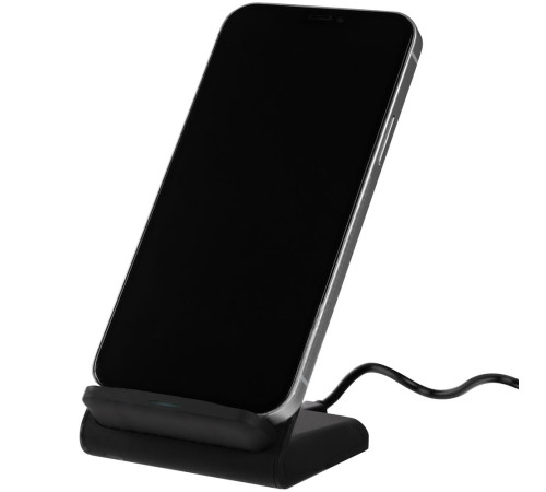 Беспроводное зарядное устройство с быстрой зарядкой Overtop, черное