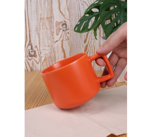 Чашка Jumbo, ver.2, матовая, оранжевая
