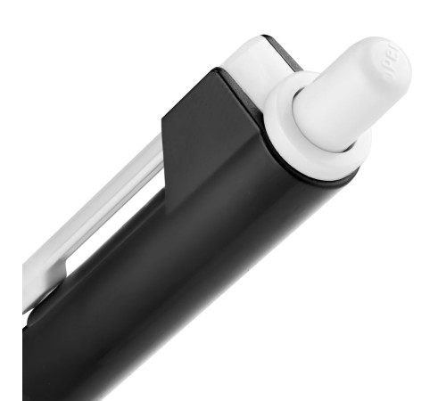 Ручка шариковая Hint Special, белая с черным