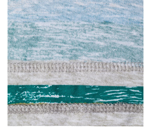 Футболка женская Rayet Lady двусторонняя, голубая с зеленым