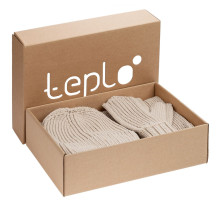 Набор Nordkyn Full Set с шарфом, бежевый