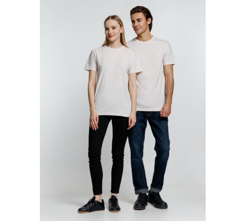 Футболка унисекс T-Bolka 160, молочно-белая