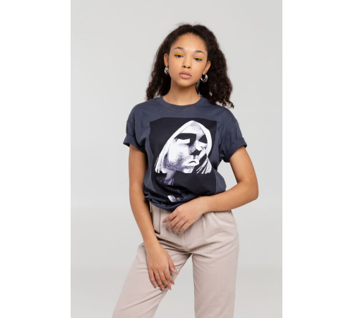 Футболка «Меламед. Kurt Cobain», темно-серая