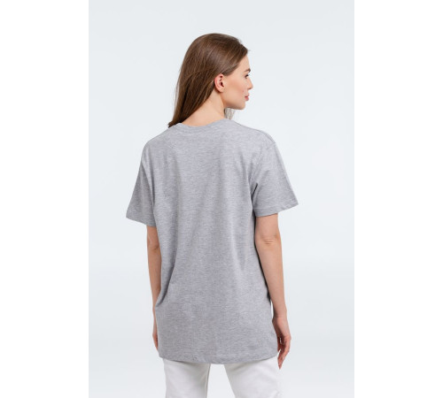 Футболка «Жар-птица», серый меланж