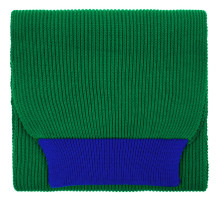 Шарф Snappy, зеленый с синим