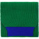 Шарф Snappy, зеленый с синим