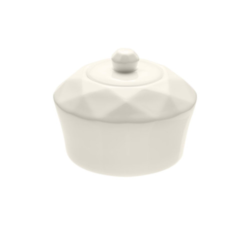 Сахарница Diamante Bianco, белая