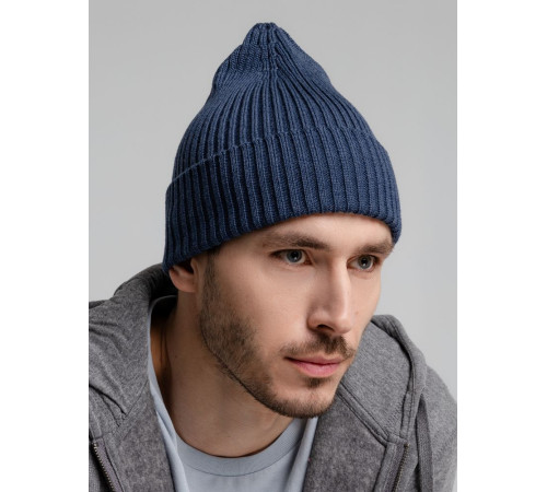 Шапка Stout, синий меланж
