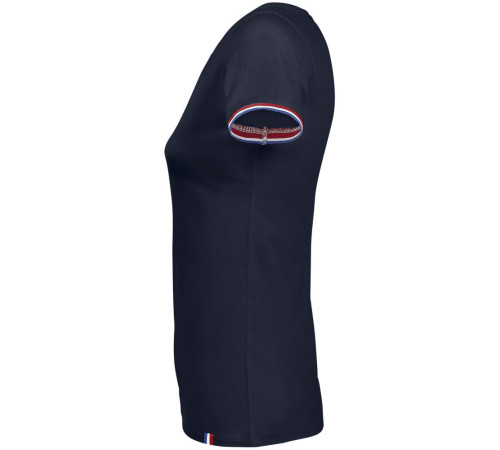 Футболка женская Rainbow Women, темно-синяя с ярко-синим