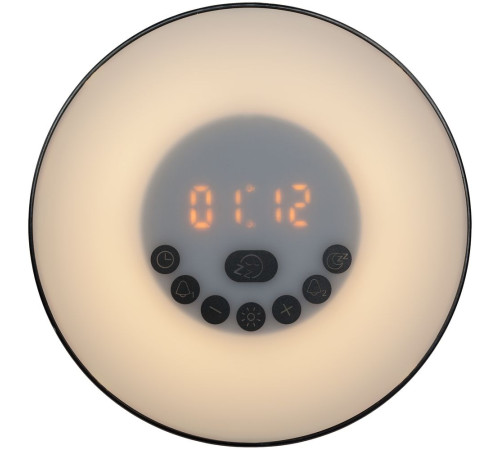 Лампа-колонка dreamTime для пробуждения светом и музыкой, черная