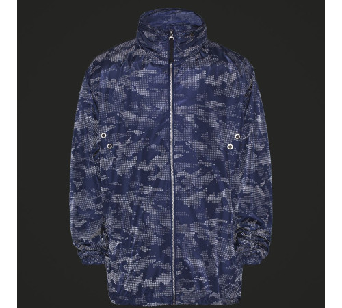 Ветровка светоотражающая Lattvind, темно-синяя