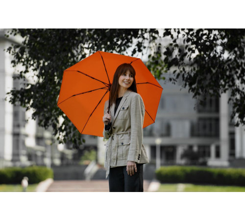 Зонт складной Monsoon, оранжевый