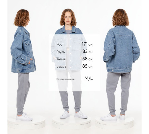 Куртка джинсовая O2, голубая