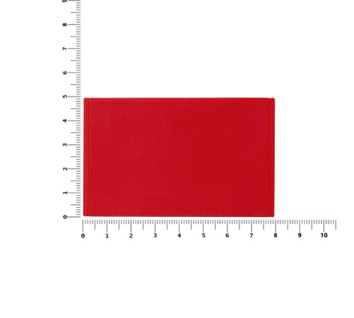 Лейбл из ПВХ Dzeta, ХL, красный