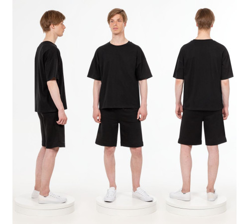 Футболка унисекс оверсайз T3, черная