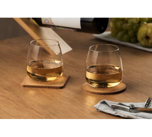 Набор из 4 костеров Suberic, круг