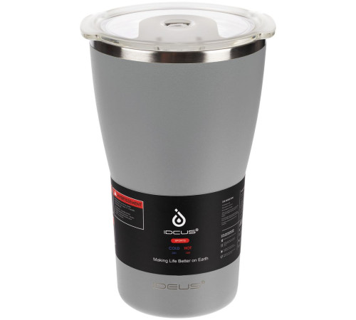 Термостакан Sapporo, серый