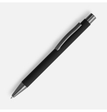 Ручка шариковая Atento Soft Touch, черная