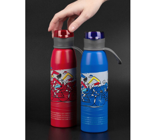 Бутылка для воды Billy Gym, матовая синяя