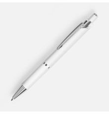 Ручка шариковая Chromos Soft Touch, белая