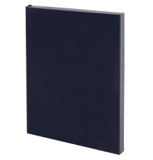 Ежедневник Flat, недатированный, иссиня-черный