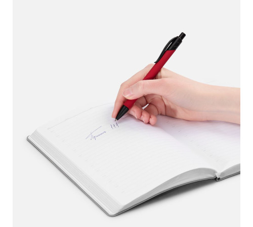 Ручка шариковая Undertone Black Soft Touch, красная