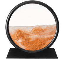 Песочная картина-антистресс Pleasantville, черная с оранжевым