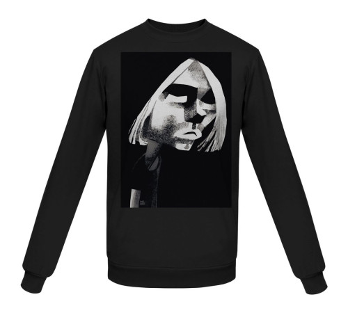 Свитшот «Меламед. Kurt Cobain», черный
