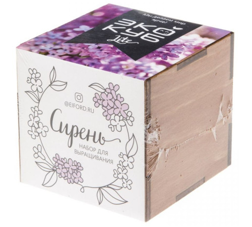 Набор для выращивания «Экокуб Lite», сирень