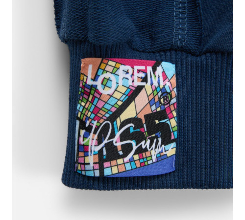 Лейбл тканевый Epsilon, L, белый