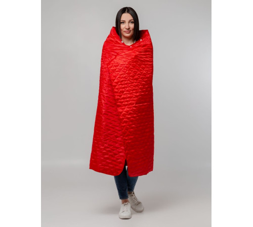 Плед-пончо для пикника SnapCoat, красный