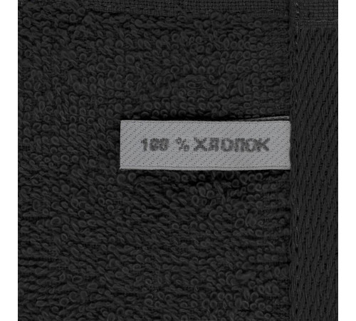 Полотенце Soft Me Light, большое, черное