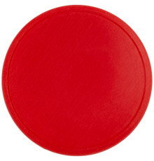 Лейбл из ПВХ Dzeta Round, L, красный