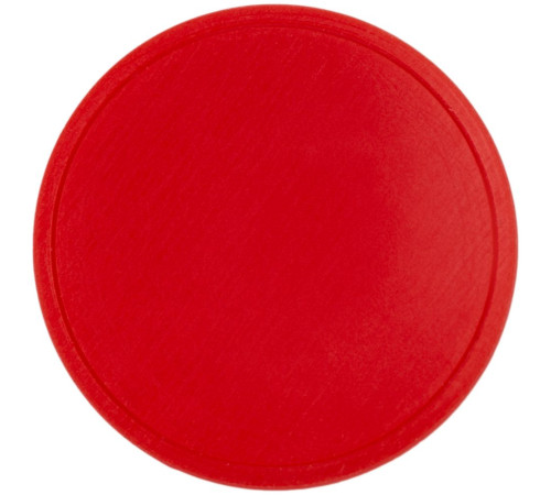Лейбл из ПВХ Dzeta Round, L, красный