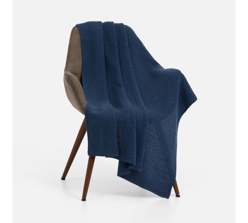 Плед Serenita, синий (джинс)