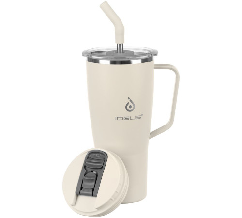 Термостакан Kasumigaoka, белый (молочный)