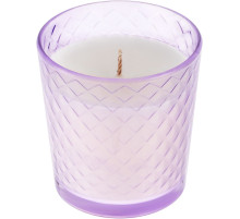 Свеча ароматическая Ristoro, сиреневая, амбра и специи