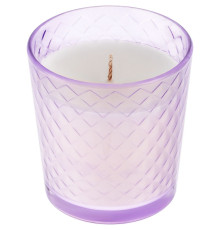 Свеча ароматическая Ristoro, сиреневая, амбра и специи