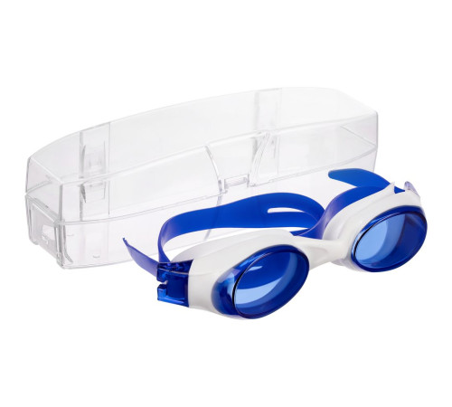 Очки для плавания Swimatic, синие с белым