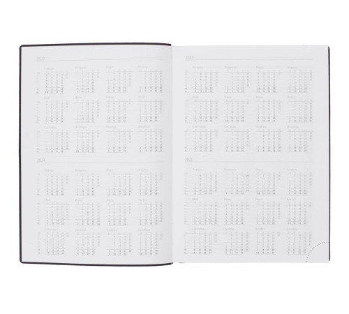 Ежедневник Vivian, недатированный, черный