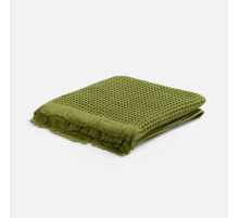 Плед вафельный Elenglect, зеленый